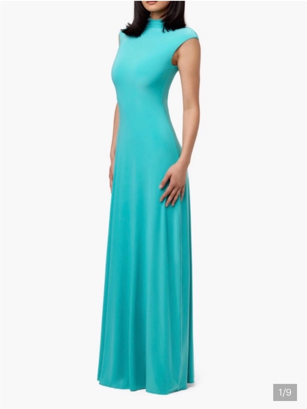 Naked Wardrobe Turquoise Maxi Dress